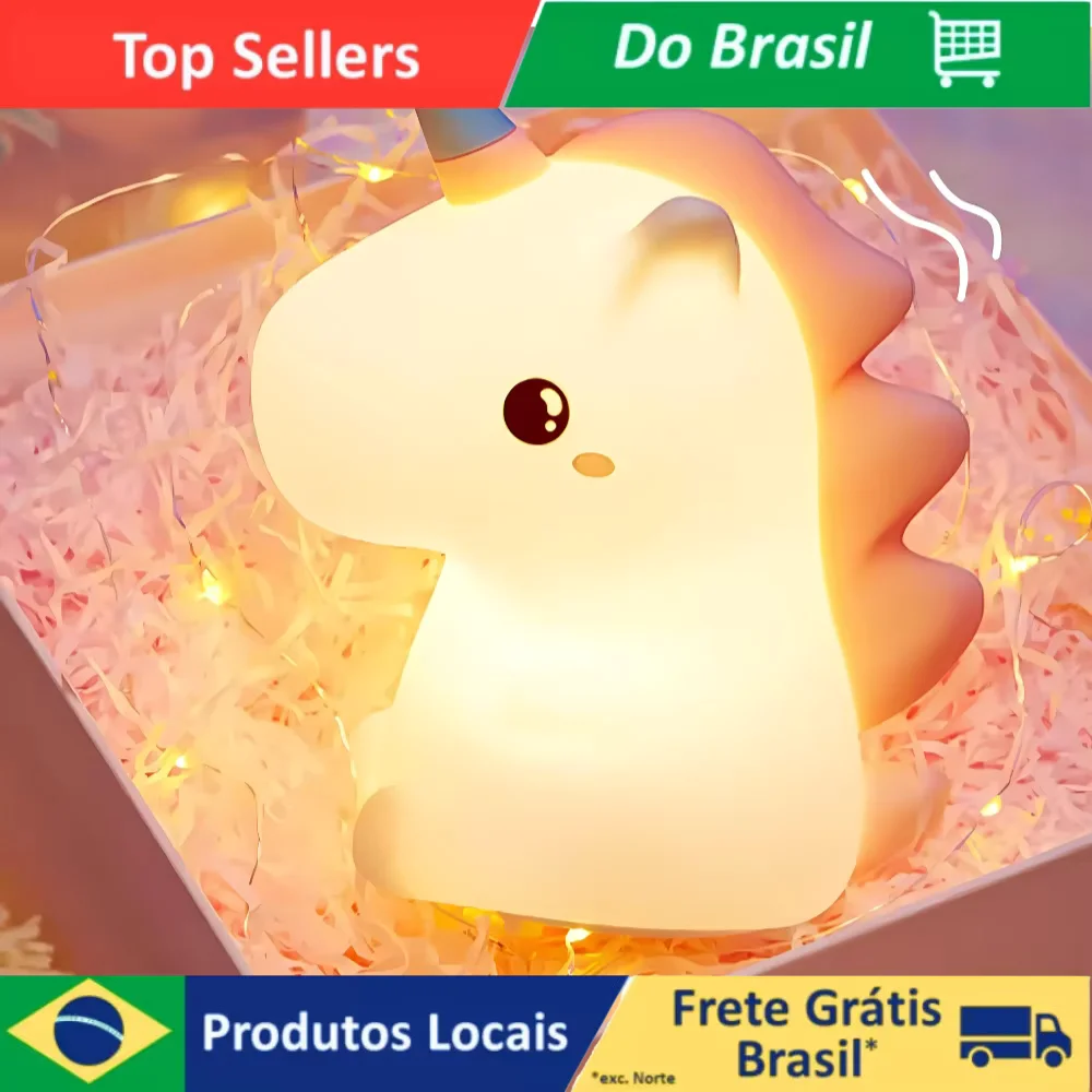 Luminária Unicórnio dos Sonhos - Luz Mágica para Noites Encantadas - Imagem 2