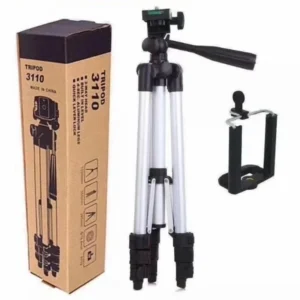 Tripé Universal Portátil para Câmera e Celular com Altura Ajustável