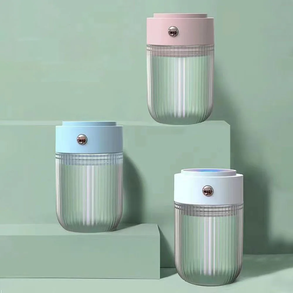 Mini Umidificador de Ar Portátil USB com 7 Cores de LED - Imagem 2